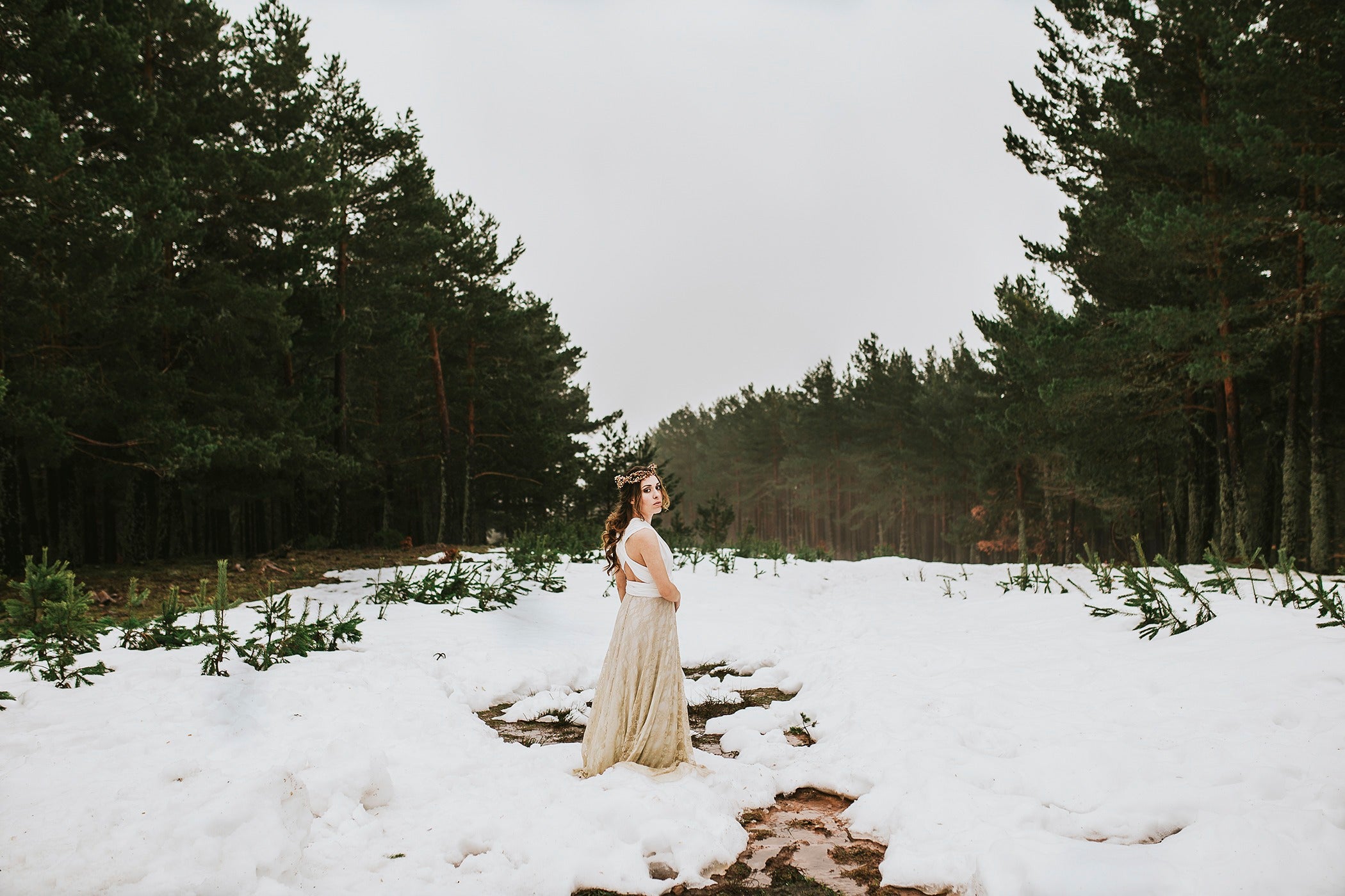 Inspiración novias de invierno