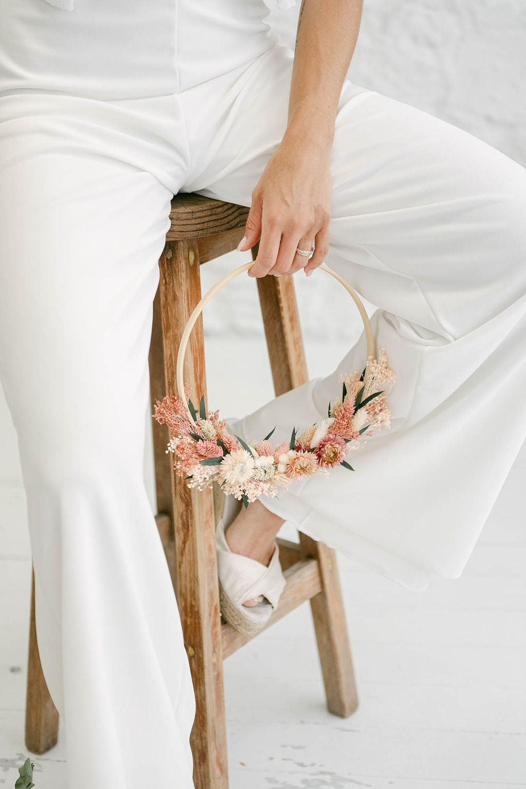 Ramo de Novia en Aro con Flores Preservadas | Ramo Floral Original