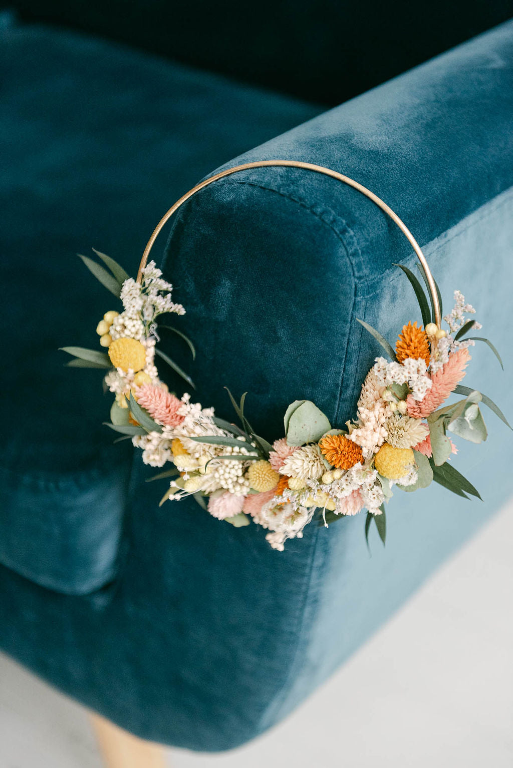Ramo de Novia en Aro con Flores Preservadas | Ramo Floral Original