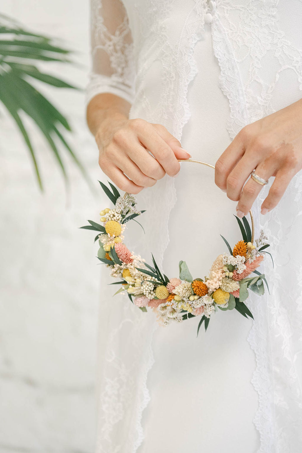 Ramo de Novia en Aro con Flores Preservadas | Ramo Floral Original