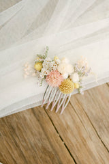 Tocado de Novia Floral Boho - Mimètik