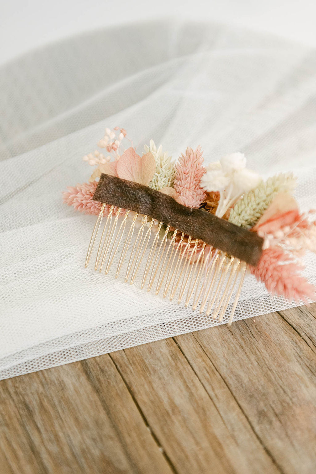 Boho Floral Bridal Headpiece - Mimètik