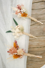 Flower Boutonniere for Groom - Mimètik