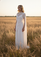 Capa bohemia de bambula de seda