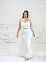 Crop top lencero escote corazón