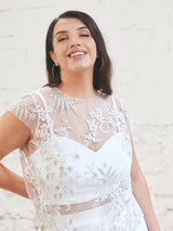 Crop top lencero escote corazón