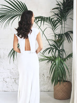 Vestido de Novia Sirena y Top de Microlentejuelas
