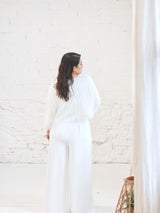 Sweetheart Neckline Wedding Gown with Hair Coat