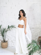 Wedding Dress with Sweetheart Neckline and Wings