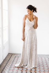 Sequin Long Bridal Skirt – Skirt Sequin