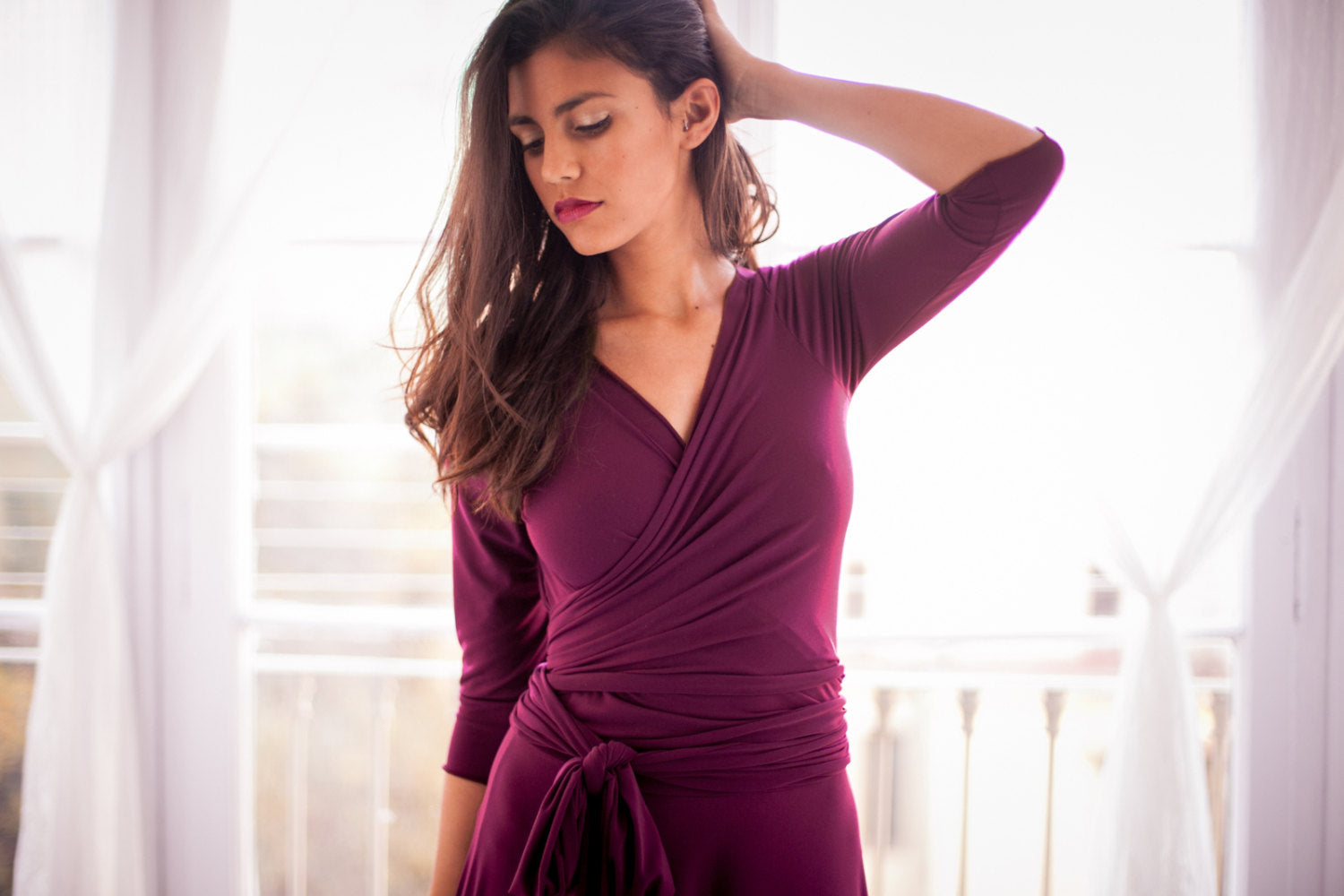 Bridesmaid long sleeve dress, cranberry maxi dress, bridesmaid dress, marsala bridesmaid dress, burgundy dress, long sleeve even