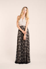 Long lace skirt, black detachable lace skirt for dress, lace skirt for evening gown, long elegant lace skirt, versatile removabl