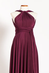 Marsala maternity infinity dress, long maternity dress, wine red maternity dress, maternity convertible dress, ready to ship dre
