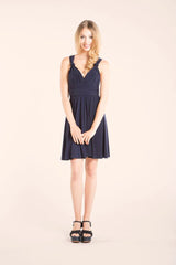 Navy blue short infinity dress, infinity dress, short dress, short dark blue party dress, blue infinity dress, short blue brides