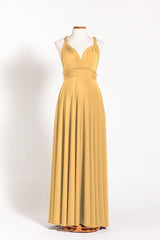 Mustard yellow maternity dress, long maternity infinity dress, yellow maternity dress, convertible dress, maternity event dresse