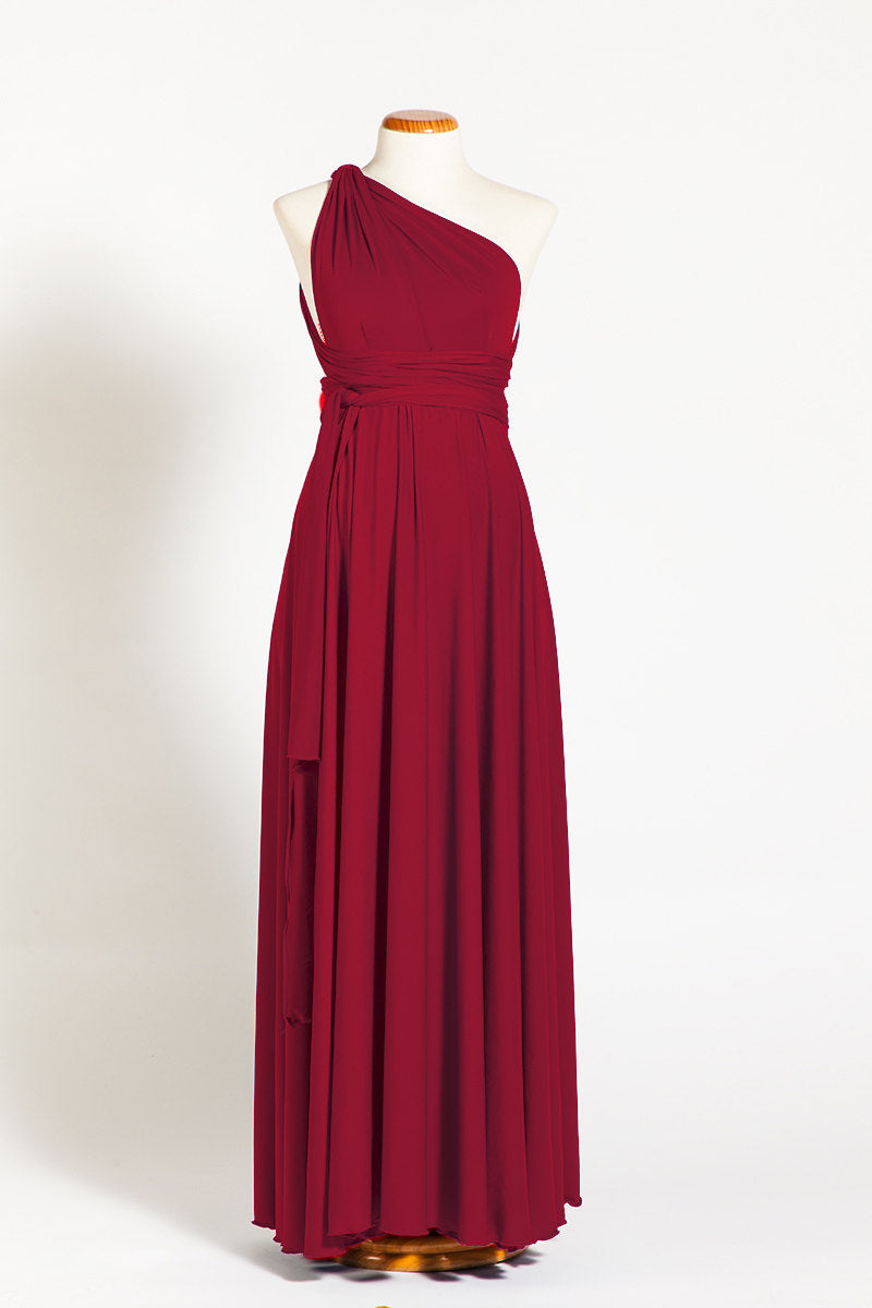 Dark red maternity dresses, red infinity baby shower dress, maternity dresses, baby shower convertible dress, ready to ship preg