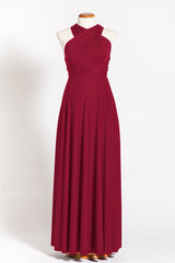 Dark red maternity dresses, red infinity baby shower dress, maternity dresses, baby shower convertible dress, ready to ship preg