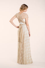 Lace wedding dress, vintage rustic wedding style dresses, lace boho chic wedding dress, country bridal gowns, country wedding dr