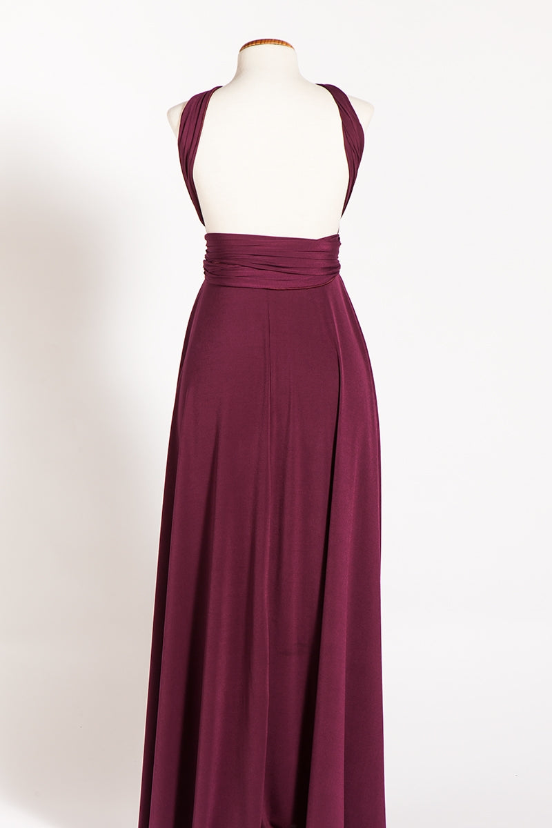 Marsala maternity infinity dress, long maternity dress, wine red maternity dress, maternity convertible dress, ready to ship dre