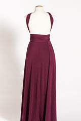 Marsala maternity infinity dress, long maternity dress, wine red maternity dress, maternity convertible dress, ready to ship dre