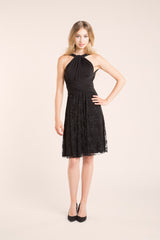 Black overlay lace skirt, detachable short lace skirt, add a short lace skirt to dress, short black lace skirt for bridesmaid dr