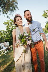 Bohemian wedding dress, champagne lace wedding dress, maxi lace dress, halter neck wedding dress, vintage inspired convertible w