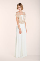 Golden lace bridal dress, romantic bridal gown, lace wedding dress, custom wedding dress, rustic marriage, rustic wedding, rusti