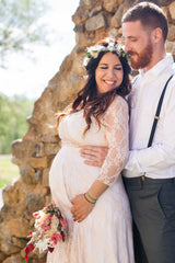 Maternity lace wedding dress, rose quartz lace dress, premom romantic wedding dress, marriage, lace maxi maternity dress, rustic