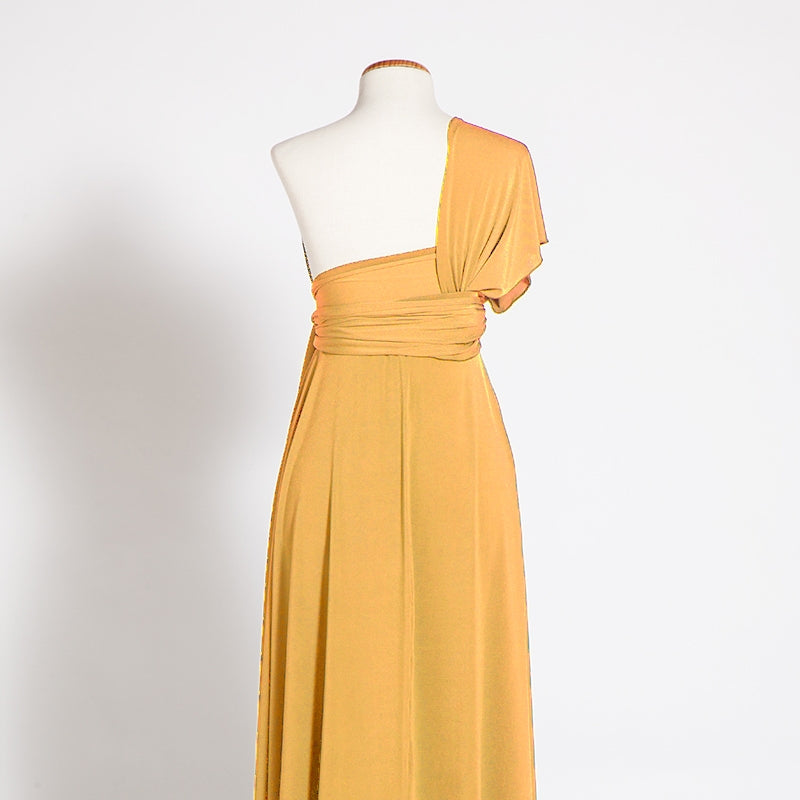 Mustard yellow maternity dress, long maternity infinity dress, yellow maternity dress, convertible dress, maternity event dresse