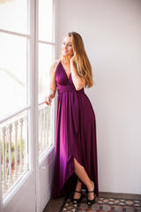 Marsala maternity infinity dress, long maternity dress, wine red maternity dress, maternity convertible dress, ready to ship dre