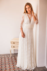 Rustic chic bridal gowns, wedding dress, ivory bridal gown, woodland wedding dress, long white dress, marriage, weddings, long b
