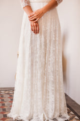 Rustic chic bridal gowns, wedding dress, ivory bridal gown, woodland wedding dress, long white dress, marriage, weddings, long b