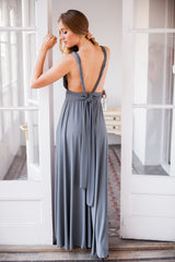 Bridesmaid long dress, beige bridesmaids dresses, backless long dress, champagne long dress, cream long dress, event gown, long