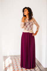 Bolero de encaje champagne - Frida Lace Bolero