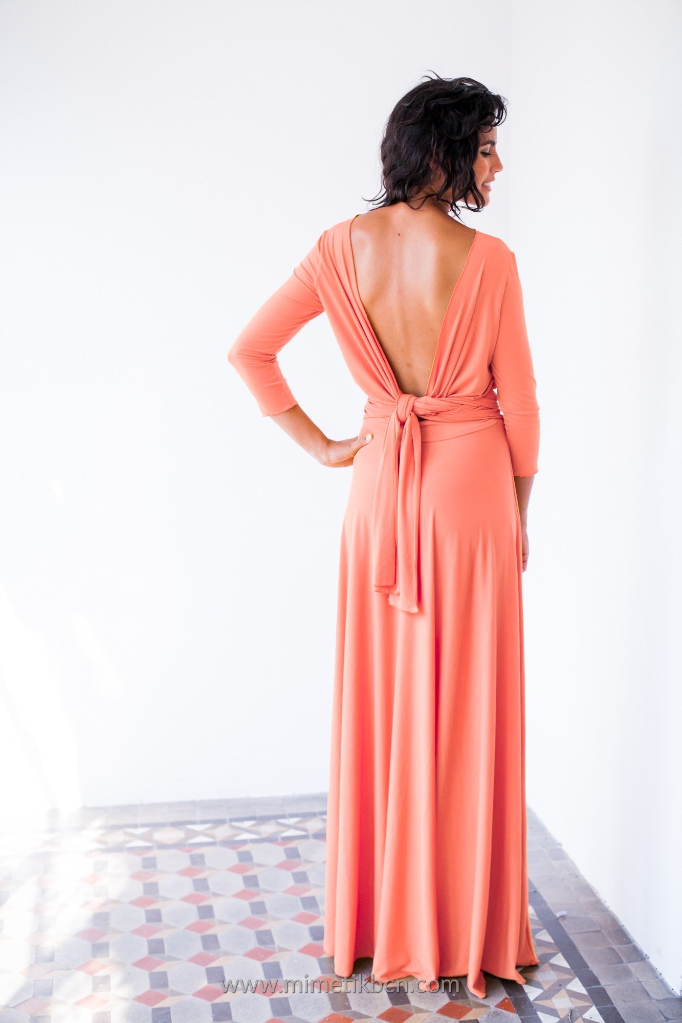 Coral multiway deals dress