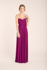 Orchid long infinity dress, orchid bridesmaid, pink gown, bridesmaid dresses, weddings, evening long dress, prom dresses, brides