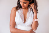 Vintage inspired lace wedding dress