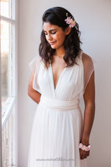 Wedding dress in flowy tulle - Gala