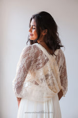 Bridal cover up, wedding lace shawl, wedding gold lace shrug, champagne lace coverup, shawl, bridal accessories, lace bolero, br