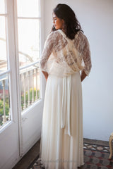 Bridal cover up, wedding lace shawl, wedding gold lace shrug, champagne lace coverup, shawl, bridal accessories, lace bolero, br