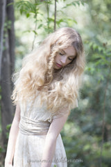 Vestido accesorio de encaje dorado - Gala Lace