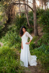 Vintage wedding dress, lace dress, lace wedding dress, romantic bridal gown, vintage style wedding dress, long sleeve lace weddi