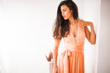 Peach infinity bridesmaid dress - Gala Essential Short |  Mimetikbcn