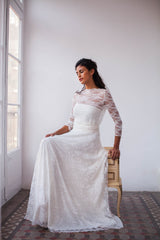 Vestido de novia de encaje estilo vintage  - Gala vintage