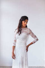 Vestido de novia de encaje estilo vintage  - Gala vintage