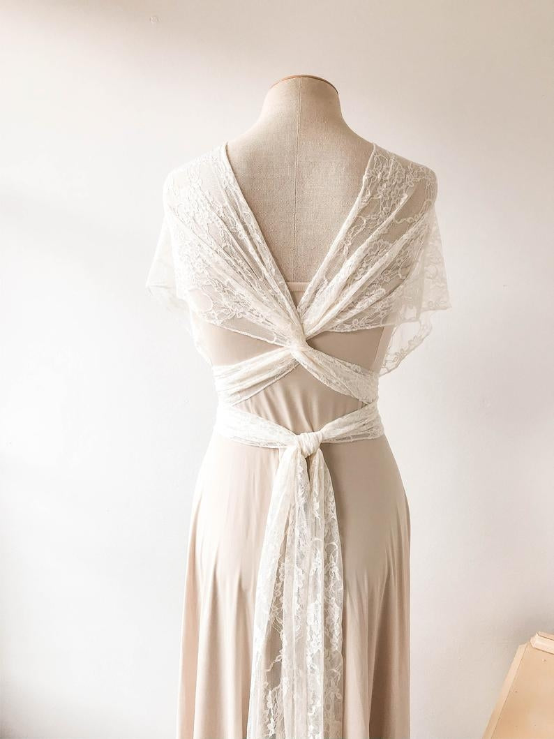 Vestido de novia de encaje estilo vintage - Gala vintage