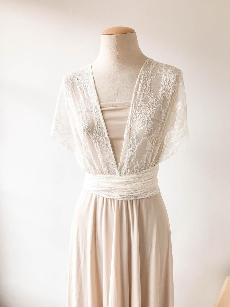 Vestido de novia de encaje estilo vintage - Gala vintage