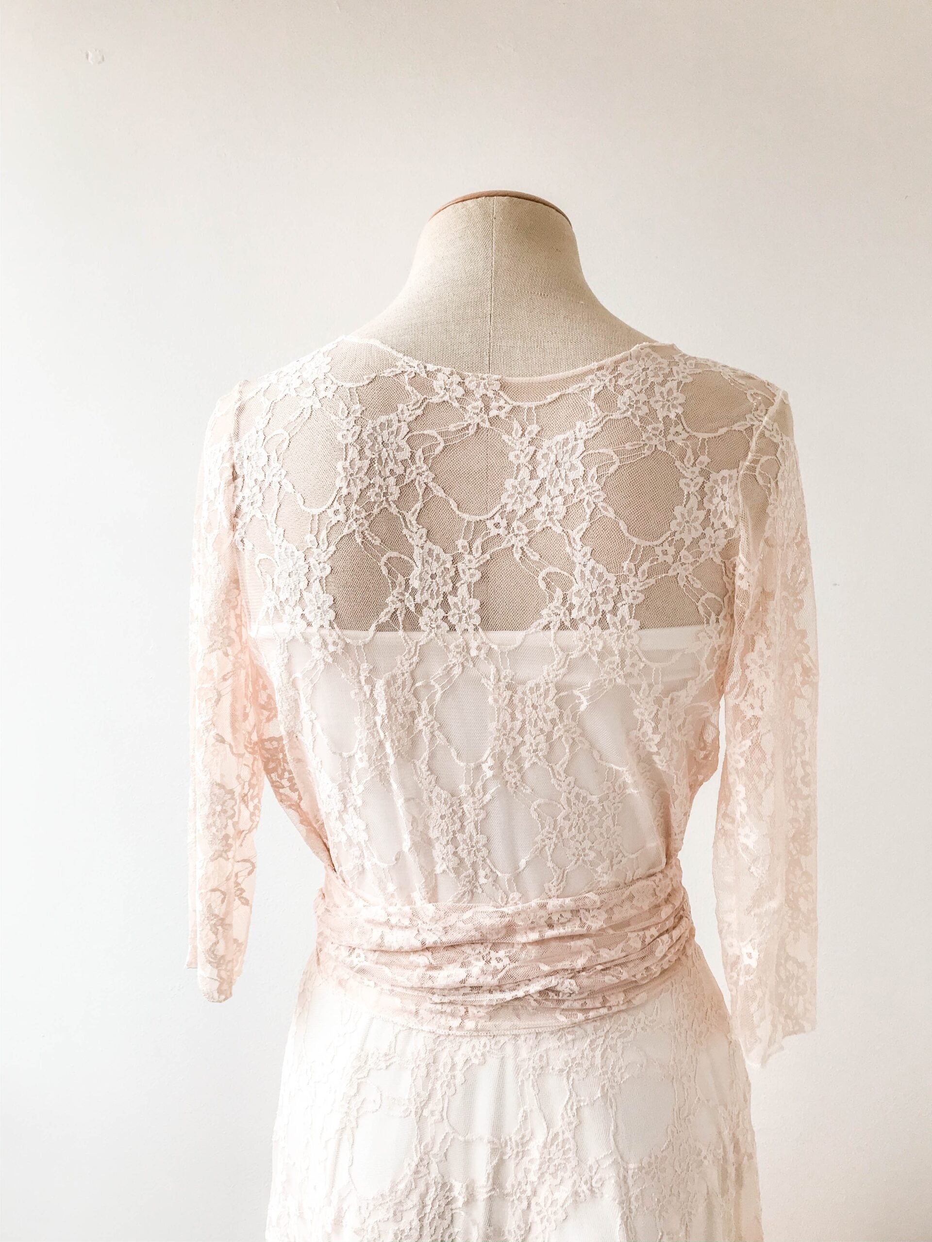 Vestido de novia de encaje estilo vintage - Gala vintage