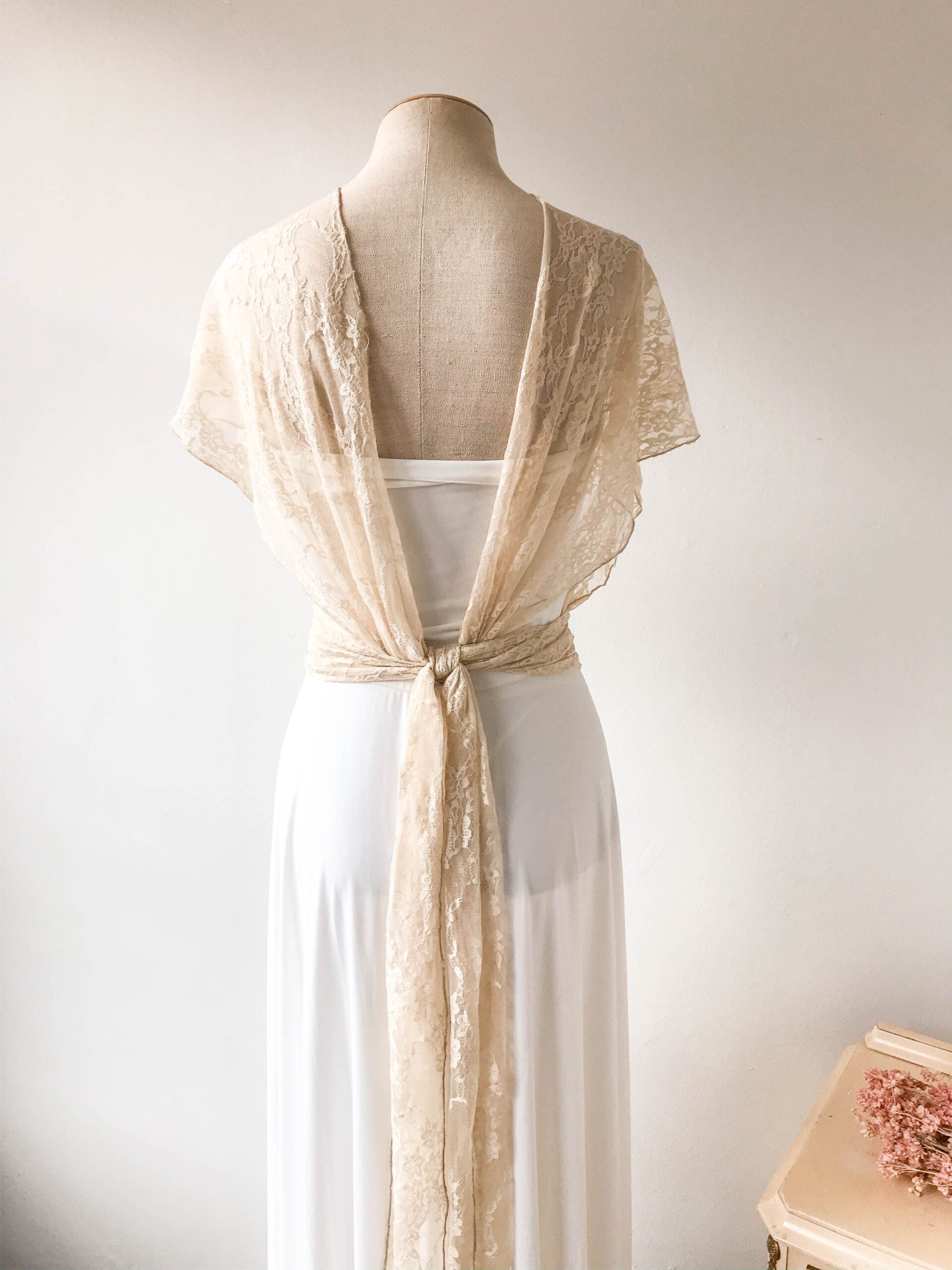 Vestido de novia de encaje estilo vintage - Gala vintage
