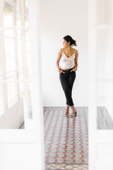 Top de novia sencillo con tirantes  - Marie Top Essential